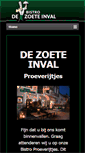 Mobile Screenshot of bistrodezoeteinval.nl